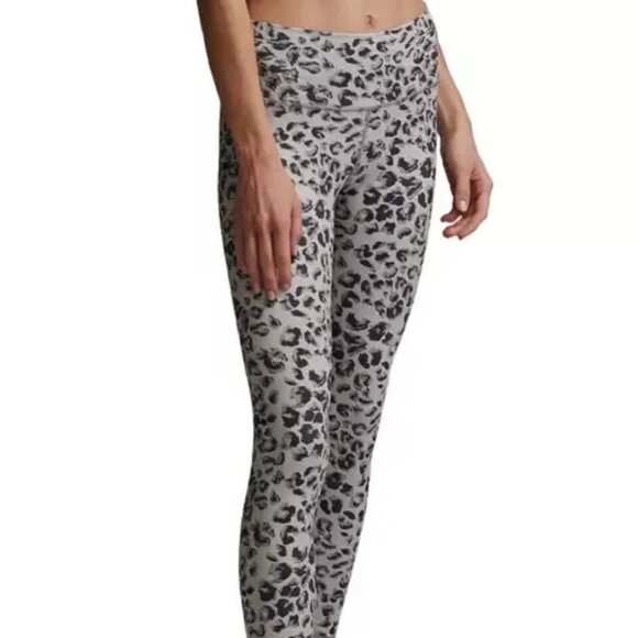 Varley Century Legging High Rise Leggings Lead Cheetah Strech Gray Pant XL NEW - Picture 8 of 9